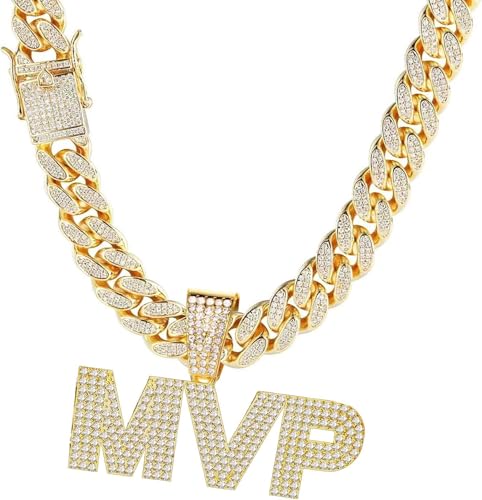 CHARMONLINE MVP Championship Cuban Link Chain Medal Award Metal Award
