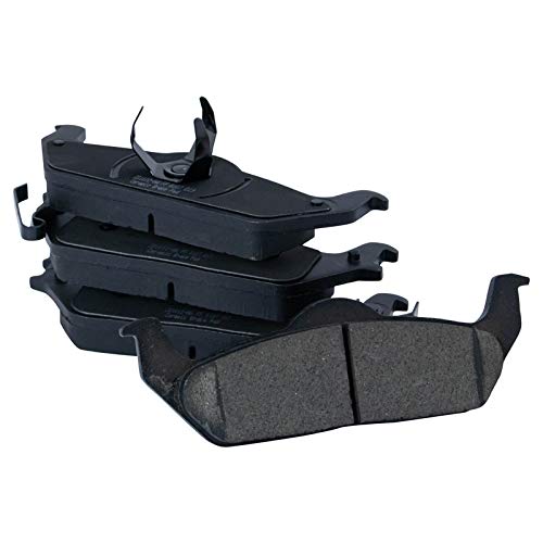 Image of TRQ Rear Brake Pad and Rotor Set Ceramic Rotors Compatible with 2004-2011 Ford F-150