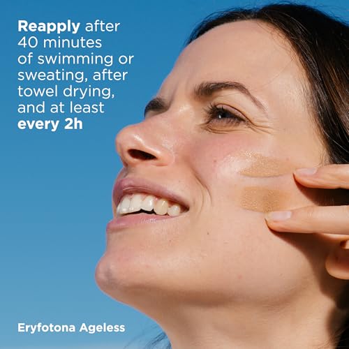 ISDIN Eryfotona Ageless Tinted Mineral Sunscreen for Face, SPF 50 Zinc Oxide Formula Helps Repair Sun Damage, 1.7 Fl.Oz. Travel-Size Tube, Water Resistant and Non-comedogenic - Image 8