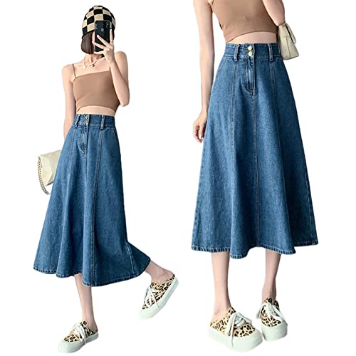 Jupe de mi-longueur femme décontractée pour un style urbain chic