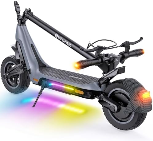 isinwheel Z1 Electric Scooter Adults, 28 MPH Top Speed,1000W Motor E-Scooter Up to 25 Miles, 10