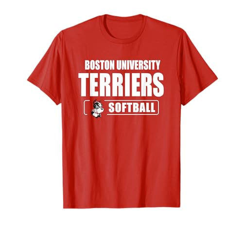 Boston Terriers Icon Script Softball - Boston U T-Shirt