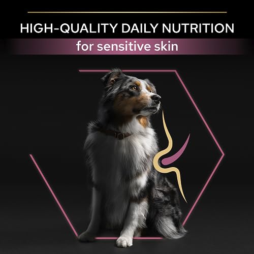 Pro Plan Medium Adult Sensitive Skin, Hundefutter trocken, reich an Lachs, 1er Pack (1 x 14 kg)