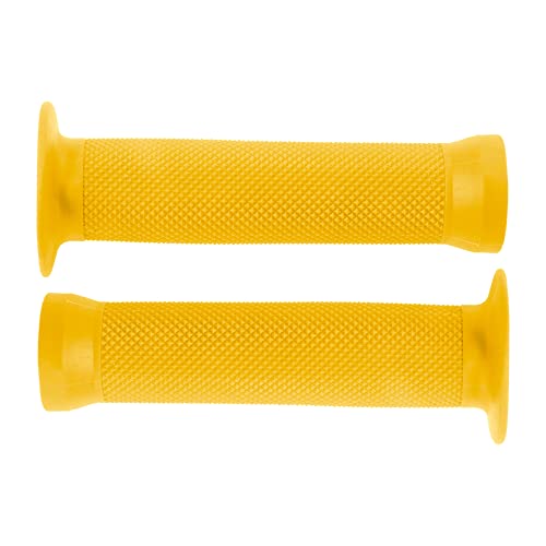 cyclingcolors Impugnature manopole bici 130mm bmx dirt freestyle antiscivolo manubrio 22mm gomma, giallo
