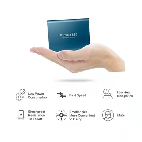 2TB External Hard Drive HDD External Hard Drive External Solid State Drive USB 3.0 for PC, Mac,Desktop,Chromebook(2TB Silver) - Image 3