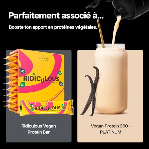 Protein Works | Vegan Protein 360 - Platinum, Crème Vanille, 2kg – vue 7
