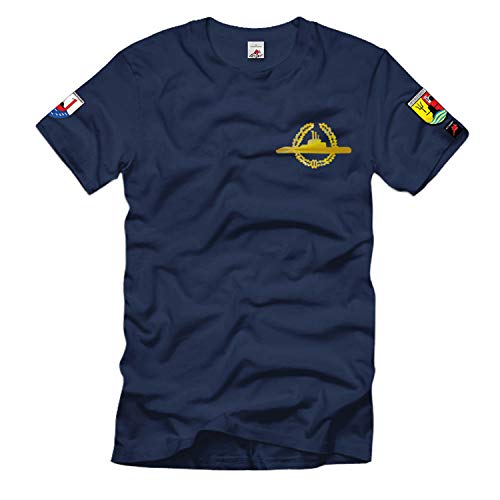 T-shirt Ubootgeschwader U36 S186 armée allemande bleu 36634 taille L pour collectionneur