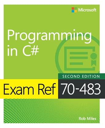 Exam Ref 70-483 Programming in C# 2nd Edition book cover