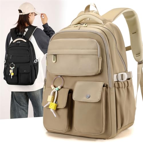Mochila de gran capacidad escolar que soluciona la falta de espacio de forma ligera 6