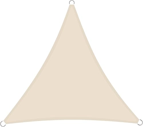 Miniatura 7 de FLORALEAF Toldo tipo vela de 12 x 12 x 12 pies, triángulo equilátero de terileno con bloqueo UV, impermeable, para patio, jardín, actividades al