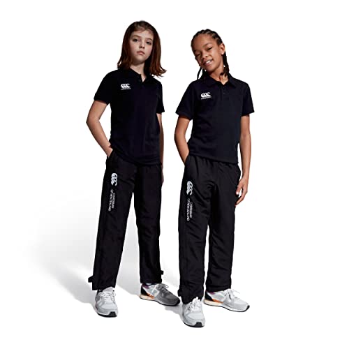 Canterbury Kid's Open Hem Stadium Pant, Tracksuit/Jogging Bottoms, Durability And Comfort, Black, Age 14 (XL)