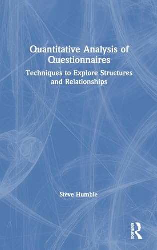 Quantitative Analysis of Questionnaires: Techniques to Explore Structures and Relationships view 2