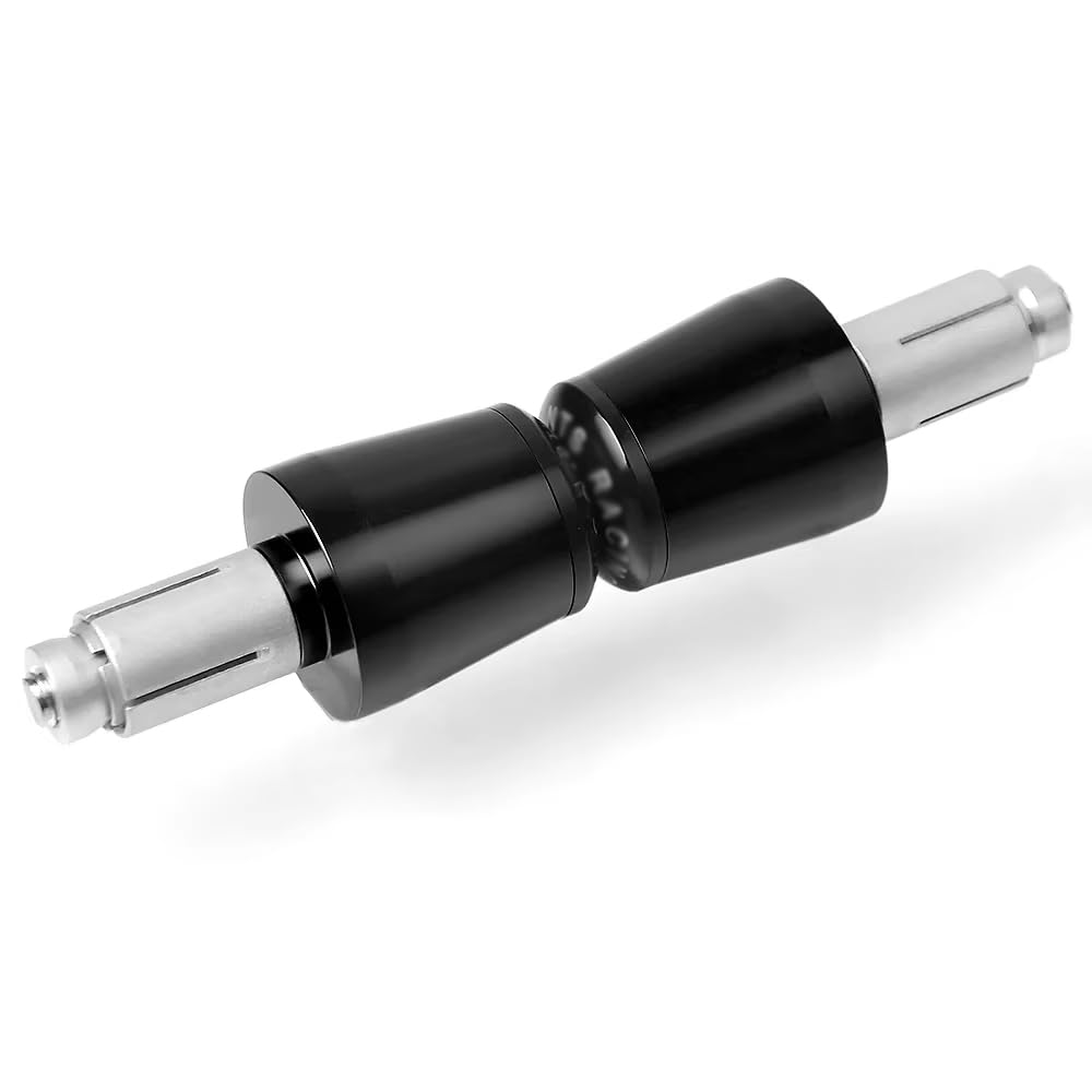 Contrapesos Manillar Moto para Honda NSS/Forza 125 150 250 300, Aluminio Tapones Antivibración para Protección de Puños y Manetas,Silver