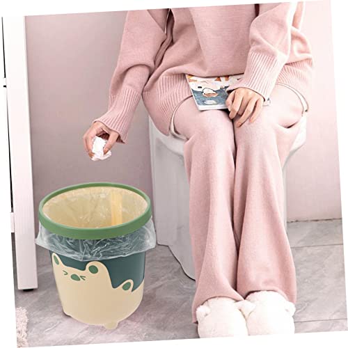 Caneca de basura rectangular de plástico 10L miniatura 5