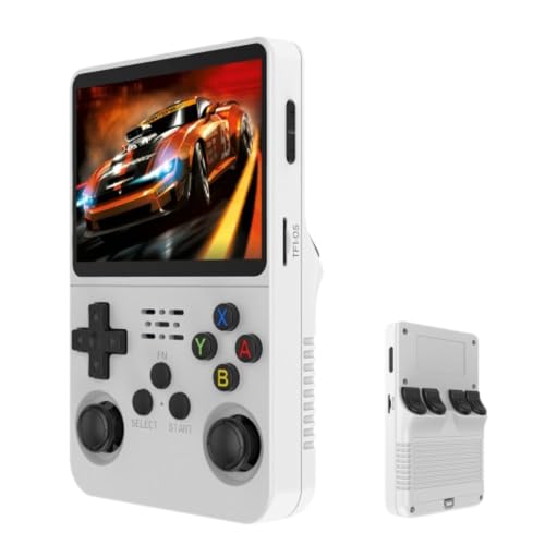 Consola de juegos portátil R36S, pantalla IPS HD de 3,5 pulgadas, más de 30.000 juegos clásicos, diseño de doble joystick, recuerdos de la infancia, opciones de almacenamiento de 64 Gb/128 GB