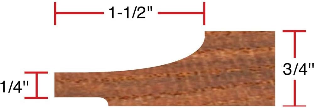 Grizzly Industrial C2069 - Panel Cutter - Convex, 3/4" Bore