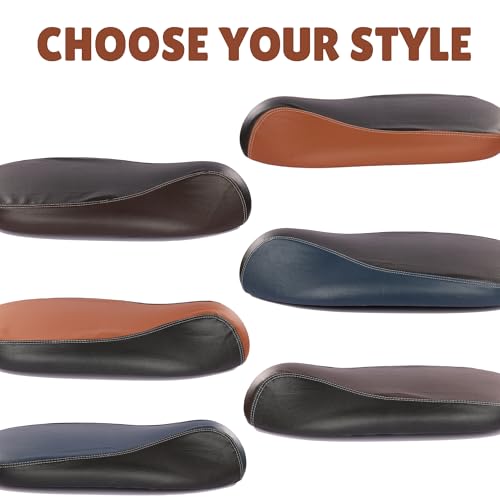 Image of Favourite Auto Accessories Dual Coloured Seat Cover with Pro Leather Finish for Ola S1, Ola S1 Pro, Ola S1 Air, Ola S1 X+ (Ten & Black)
