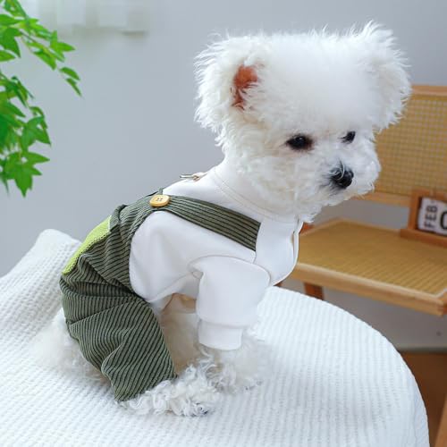 Winter-Hundeoverall: Stilvolle Jumpsuits für kleine und mittelgroße Hunde, bequemer Hundebody und perfekt für warme Kleidung bei kaltem Wetter