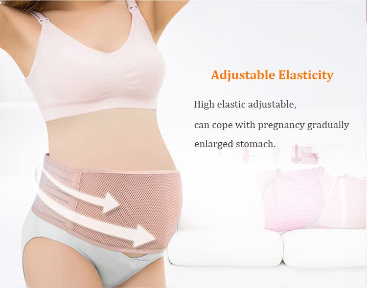 Miniatura 4 de Cinturón de maternidad, bandas para el vientre para mujeres embarazadas, soporte para el vientre, corrector de postura para mujeres embarazadas.