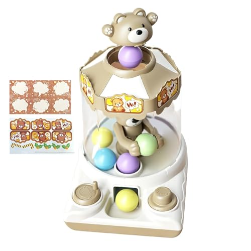 Sviluppo Pratico a Creatività: Questa macchina artigli per bambini stimola il gioco di immaginazione grazie alle sue funzioni interattive, permettendo di esplorare la creatività durante l'uso. I bambini possono decorare il giocattolo con simpatici adesivi inclusi, un'attività che favorisce sia le capacità motorie che l'espressione artistica, rendendo ogni momento di gioco divertente e costruttivo.
