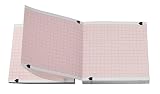 tecnocarta 8000 – 0300 Pakete von Thermopapier für ECG Produkte mit Zoll 8000 – 0300, 50 Stück