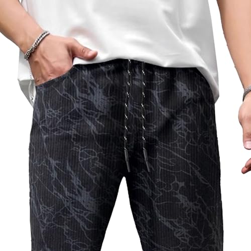 Pantalón casual para hombre estilo recto con textura de pana miniatura 2