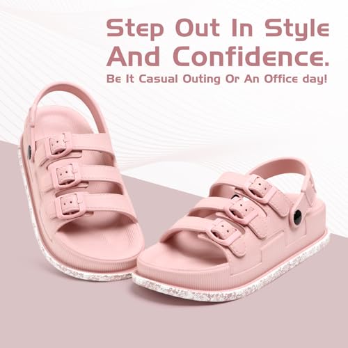 Image of DOCTOR HEALTH SUPER SOFT Women Adjustable Strap Clogs | Stylish and Anti Skid Women Clogs | Cushioned Footwear | Comfortable & Lightweight | Everyday Use