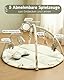 Fortella Spielbogen Baby, Spielmatte mit Bauchzeit Kissen und 5 Sensorik Spielzeug Abnehmbarem,Naturthemen Krabbeldecke für Babys ab der Geburt, Neugeborene & Kinder, 0-6-9-12 Monate-Salbeigrün