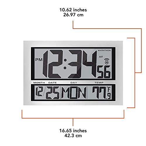 Marathon Jumbo Atomic Wall Clock #TOP2