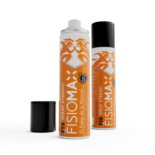 Spray Antiinflamatorio para Dolores Musculares y Articulaciones Fisiomax F12 con 12 Componentes Naturales Antiinflamatarios | Recuperador Muscular Efecto Frío 80 ML