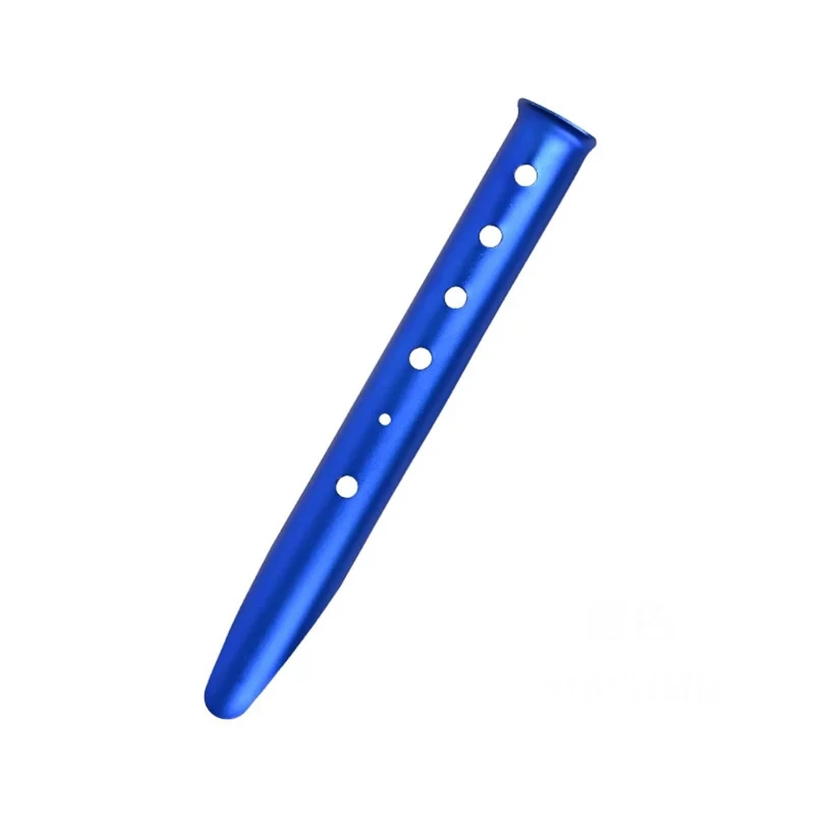 10 pezzi da 31 cm in alluminio a forma di U, chiodi for tende, picchetti neve, sabbia for campeggio all'aperto, escursionismo, spiaggia, terreno, accessori for(Blue)