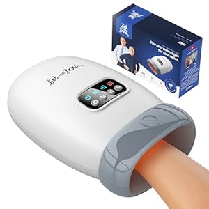 BOB AND BRAD H60 Handmassagegerät mit Wärme und Kompression, Elektrische Handmassage bei Arthritis & Karpaltunnelsyndrom, Massager Schmerzlinderung für Handgelenk & Finger, Geschenke für Damen Herren