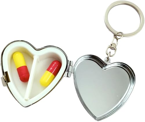 Hemoton Pastillero portátil de viaje, 2 unidades, contenedor de medicina de viaje, estuche para medicamentos, dispensador de medicamentos, disponible en Yaxa Colombia