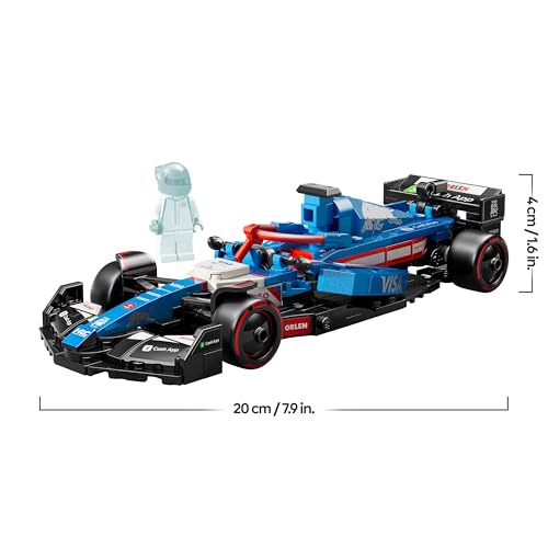 Speed Champions Auto da Corsa F1 Visa Cash App RB VCARB 01 Modello di Macchina da Collezione con Minifigure del Pilota di Formula 1, Regalo per Uomo, Donna e Adulti Fan dell'Automobilismo 77246 - Lego - Immagine 8
