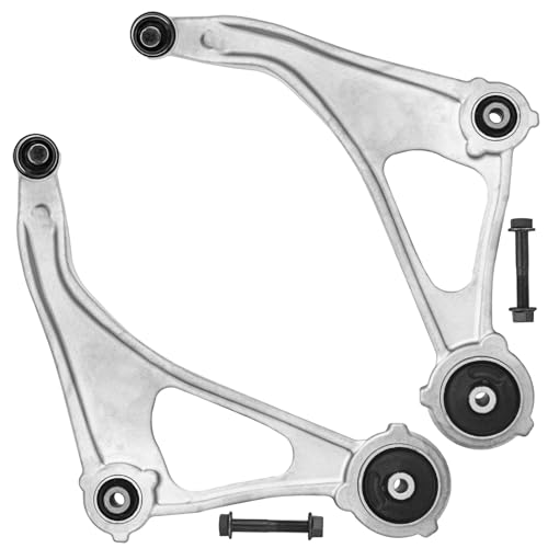 Image of Detroit Axle - Front Lower Control Arms Kit for 2016-2023 Nissan Maxima, 2015-2018 Nissan Altima, 2 Lower Control Arms w /Ball Joints 2 Outer Tie Rods 2 Sway Bar Links Replacement