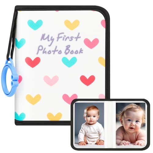 Niselity BABY PHOTO BOOK HOLDS 21 4X6 PHOTOS My First Photo Album cover