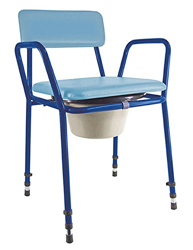 Aidapt Two Tone Blue Essex Commode