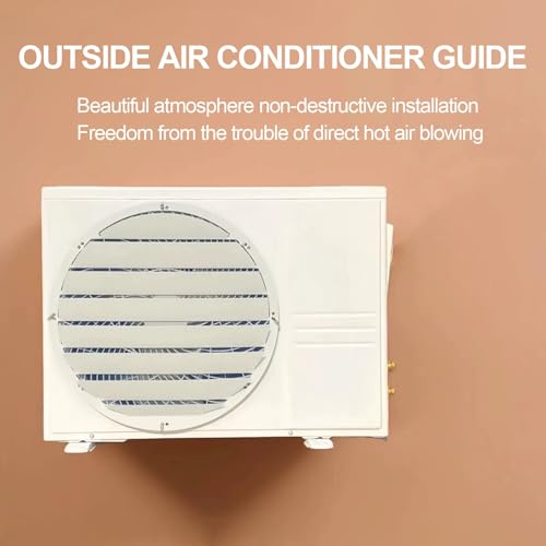 Déflecteur externe de climatisation blanc volet de guidage 60cm - 6