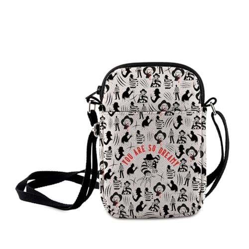 MNIGIU Horror Movie Inspired Crossbody Bag Scary Killer Gift You Are So Dreamy Horror Character Shoulder Bag Horror Fans Gift