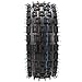 FVRITO 3.00-4 260 x 85 10x3 9x3.50-4 Tires Knobby Tread+Tube with TR87 Bent Angled Valve Stem Replacement for E300 E325 Rocket Chopper Goped Bike Electric Scooter Go kart Mini Pocket Bike Set of 2