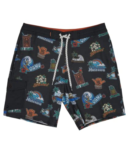 Quiksilver Men's Standard Throwback Boardshort Swim Trunk
