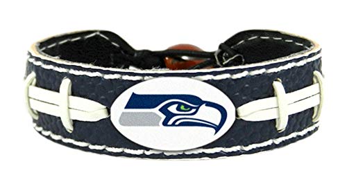 NFL Seattle Seahawks Football Bracelet, One Size, Navy