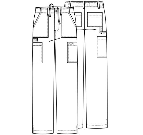 Dickies EDS Essentials Scrub Pant for Men Straight Leg with 6 Pockets Pewter M - image 9