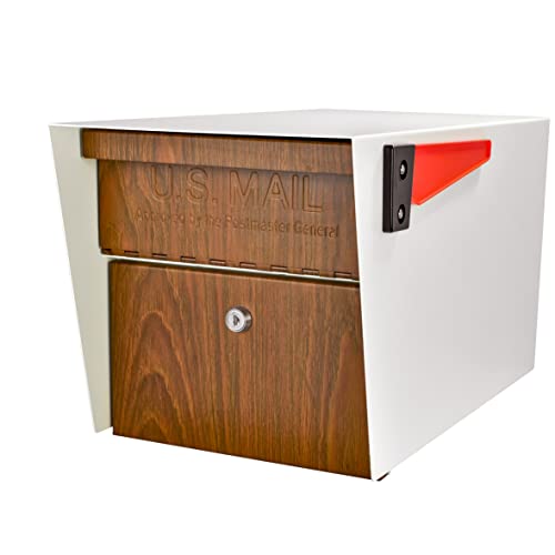Image of Mail Boss Mail Manager Modern Locking Post Mount Mailbox, USPS Approved