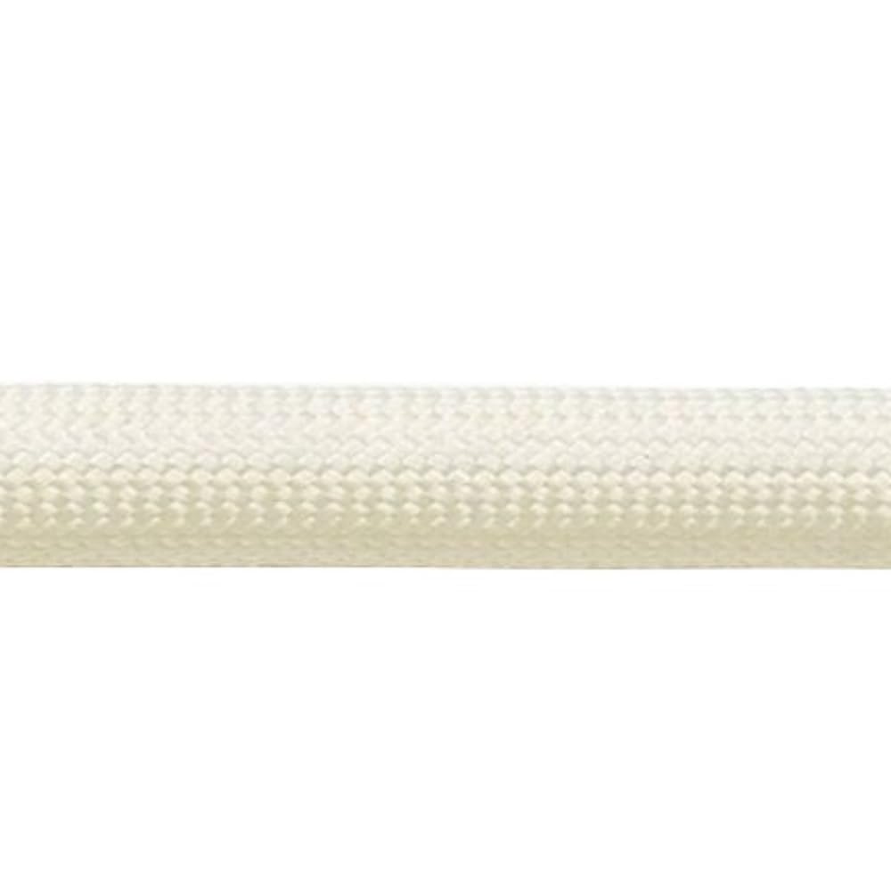 Funda protectora térmica de fibra de vidrio, HTG Cable Sleeve Braided Glass Fiber High Temperature Pipe 1-25mm x 1-40m White Black 1pc(White,25MMx10METERS)
