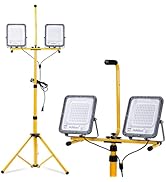 LED三脚投光器 防水 ワークライト50W*2 13000ルーメン高輝度昼光色 Amazon.co.jp: LED三脚投光器 ワークライト 50w*2 1000W相当
