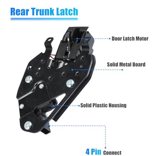 Image of uxcell No.25886854 /15893791 Rear Tailgate Trunk Lift Gate Latch Lock Actuator for Chevy Suburban 1500 LS LT LTZ 2007-2014 for GMC Yukon 2007-2014