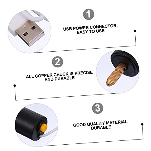 Taladro eléctrico mini portátil con carga USB miniatura 6