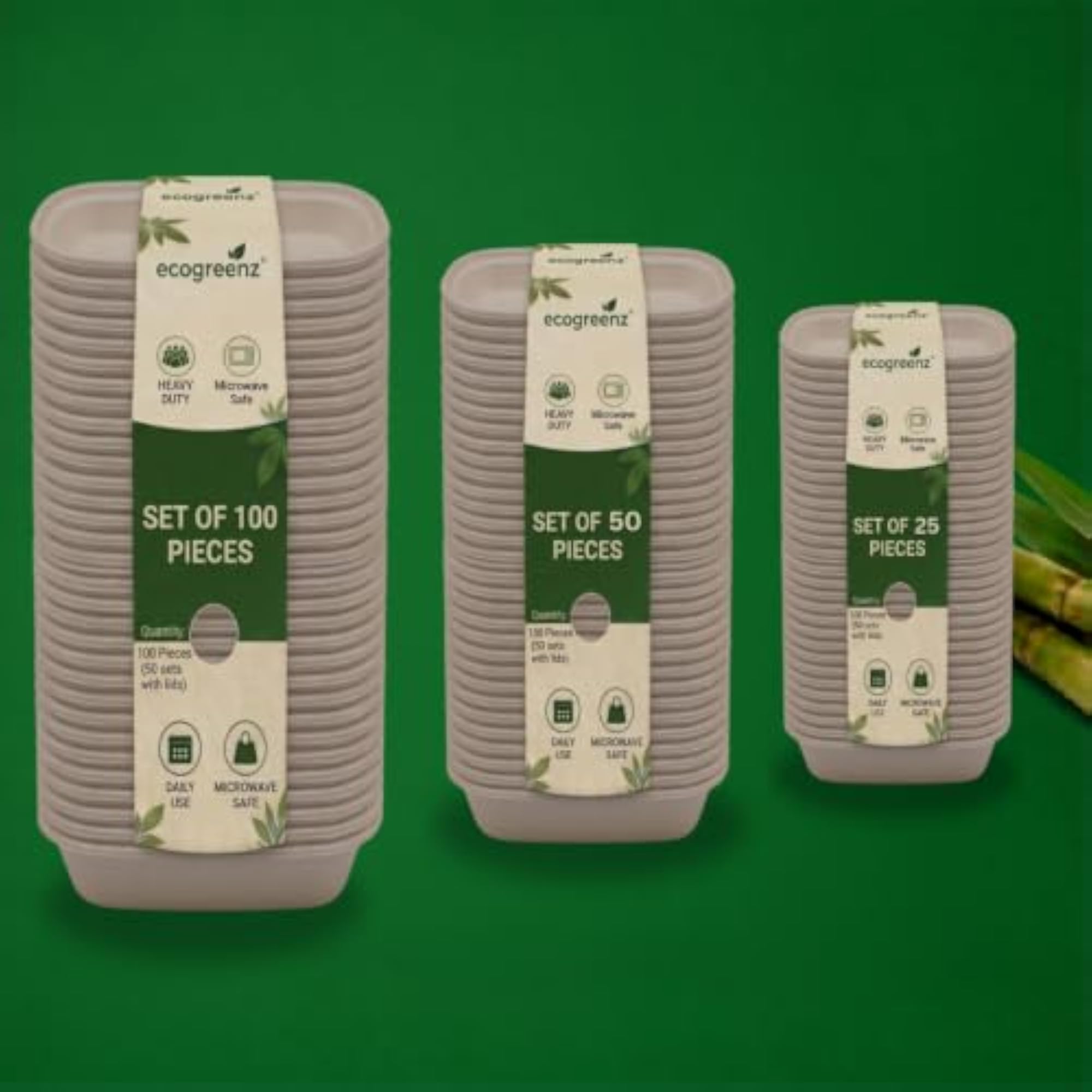 500ML Oval Pack of 100 Bagasse Disposable Serving Bowl