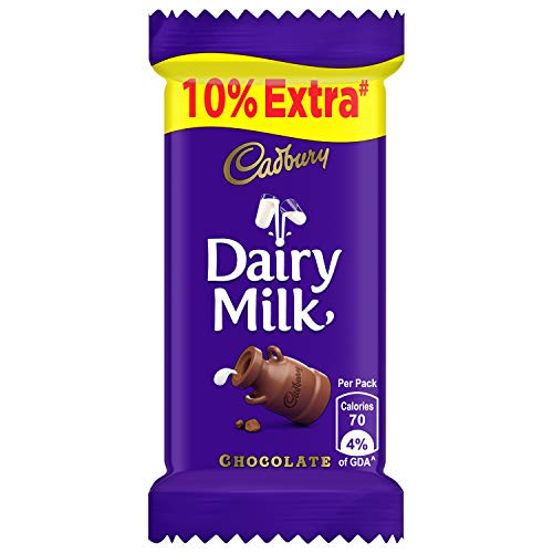 Image of Cadbury Dairy Milk Chocolate Bar, 13.2 Grams, ( Pack of 1 )